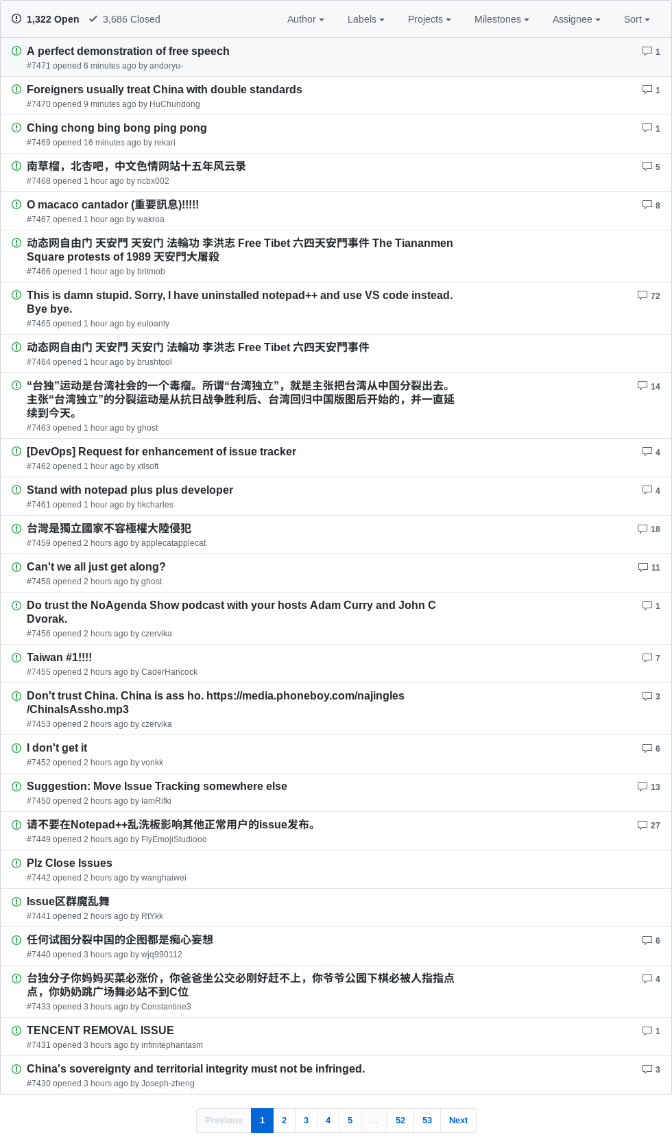 notepadpp-issues-spam.png